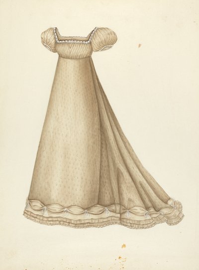 Robe de mariée Empire - American 20th Century