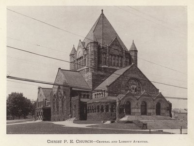Pittsburgh : Église Christ P E, avenues Central et Liberty - American Photographer (after)