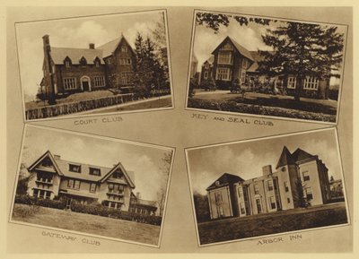 Université de Princeton : Court Club; Key and Seal Club; Gateway Club; Arbor Inn - American Photographer (after)
