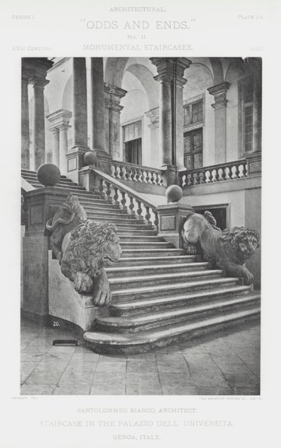 Escalier dans le Palazzo Dell