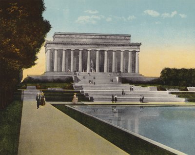 Washington DC: Mémorial Lincoln - American Photographer (after)