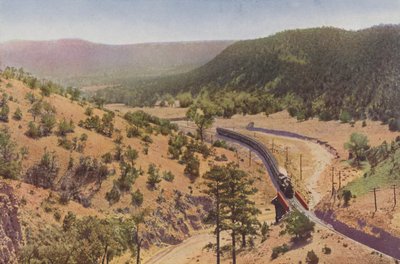 Apache Canyon, entre Las Vegas et Lamy, Nouveau Mexique (photo couleur) - American Photographer