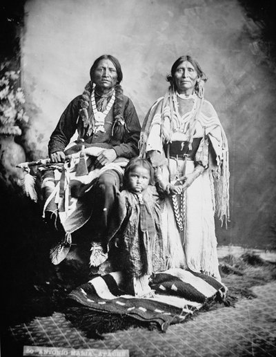 Chef Apache Antonio Maria avec sa famille - American Photographer