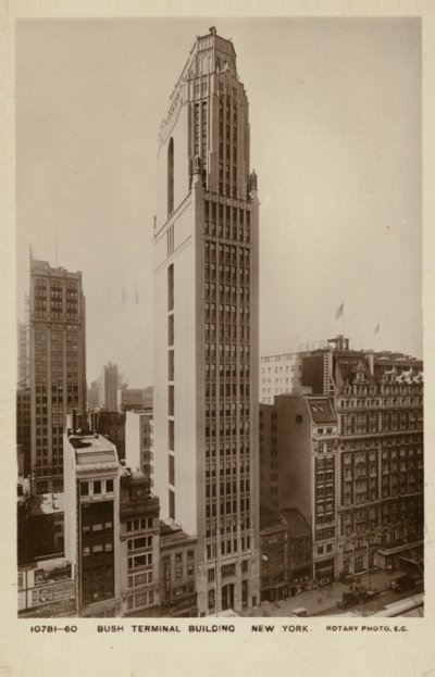 Bush Terminal Building, New York City, USA (photo n/b) - American Photographer