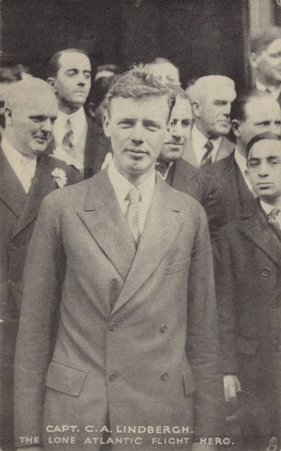 Charles Lindbergh, aviateur américain qui a effectué le premier vol transatlantique en solitaire - American Photographer