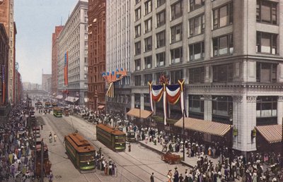 Chicago : State Street, au nord de Madison (photo couleur) - American Photographer