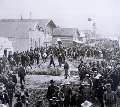 Dawson City pendant la ruée vers l