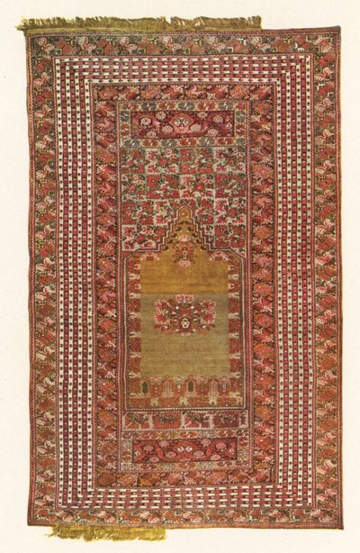 Tapis de prière Ghiordes (photo couleur) - American Photographer