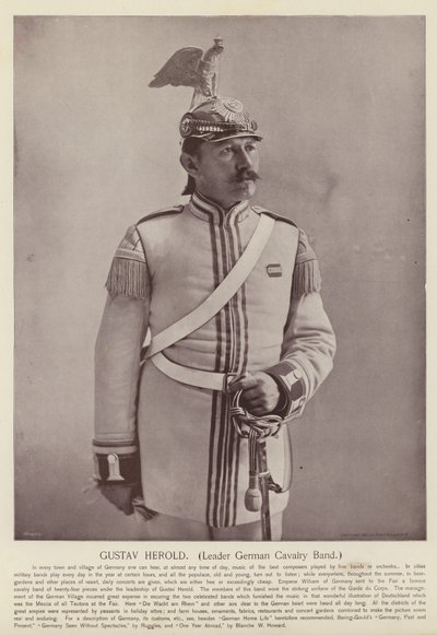 Gustav Herold, Chef de la fanfare de cavalerie allemande - American Photographer
