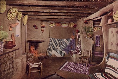 Intérieur de la maison Hopi, Grand Canyon, Arizona - American Photographer