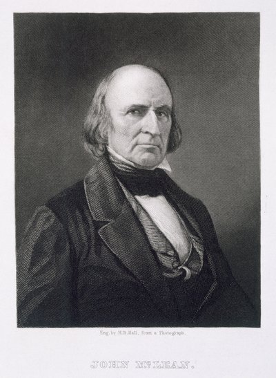 John McLean (1785-1861) gravé par Henry Bryan Hall (1808-84) d