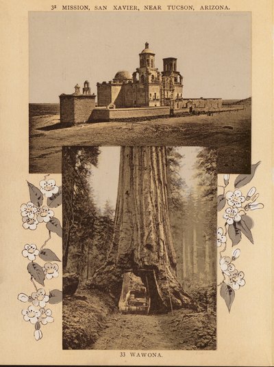 Mission, San Xavier, près de Tucson, Arizona; Wawona - American Photographer