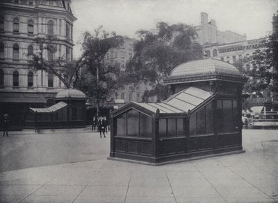 New York : Entrée du métro (photo n/b) - American Photographer