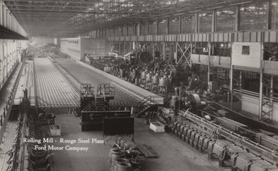 Laminoir, Usine Rouge Steel; Ford Motor Company, Dearborn, Michigan - American Photographer