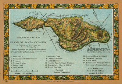 Carte topographique de l