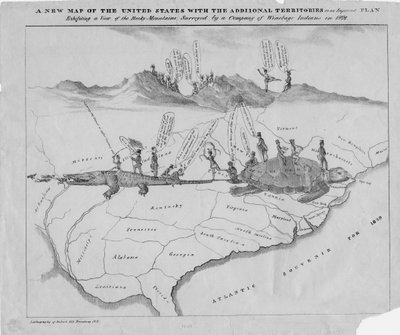 Une nouvelle carte des États-Unis avec les territoires supplémentaires sur un plan amélioré - American School