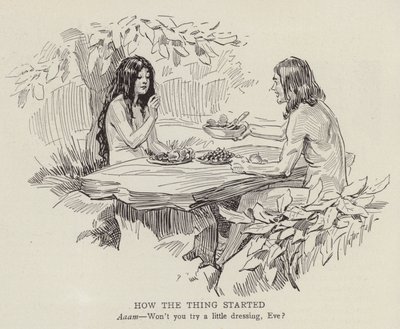 Adam et Eve dans le jardin d