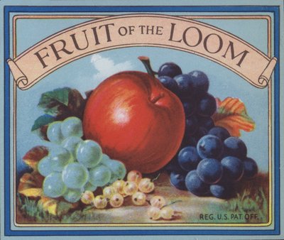 Publicité pour les vêtements Fruit of the Loom - American School