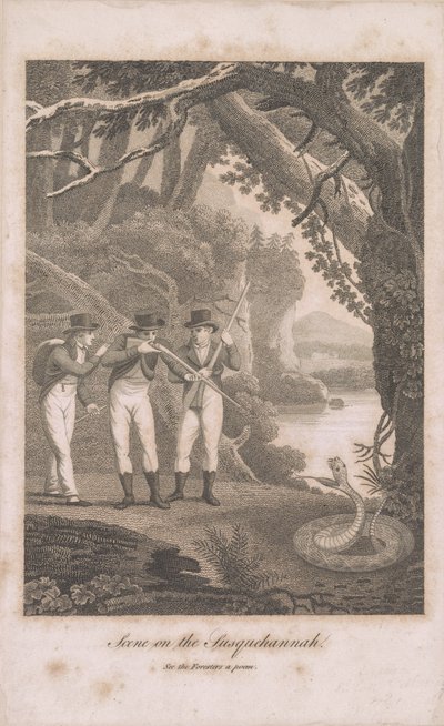 Alexander Wilson et ses compagnons sur la Susquehanna, 1809 - American School