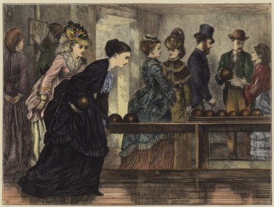 Une piste de bowling américaine - American School
