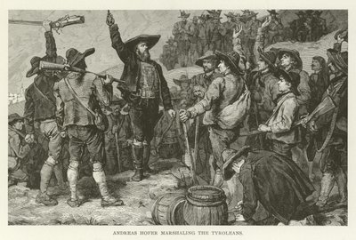 Andreas Hofer rassemblant les Tyroliens - American School
