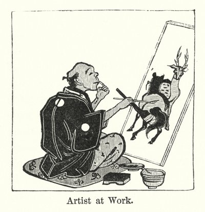 Artiste au travail - American School