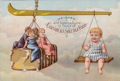 Bébé sur une balance - American School