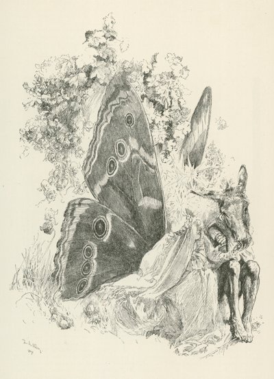 Bottom et Titania, personnages de la pièce de William Shakespeare Le Songe d