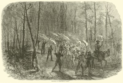 Capture de prisonniers de nuit, août 1864 - American School