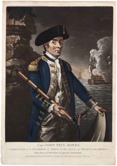 Capitaine John Paul Jones, commandant d