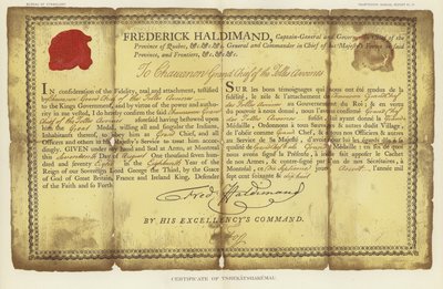 Certificat de Tshekatshakemau - American School