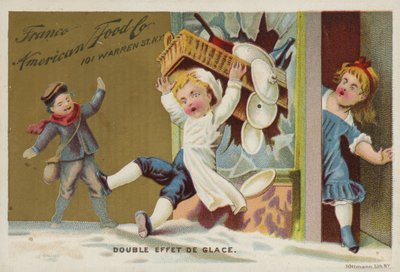 Chef glissant sur la glace - American School