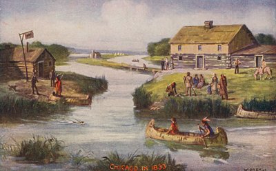 Chicago en 1833 - American School