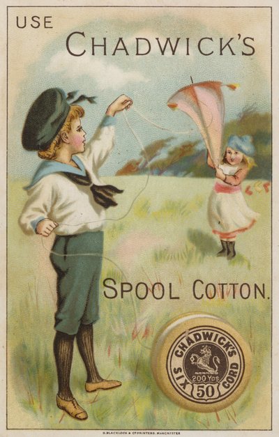 Enfants faisant voler un cerf-volant à la campagne - American School