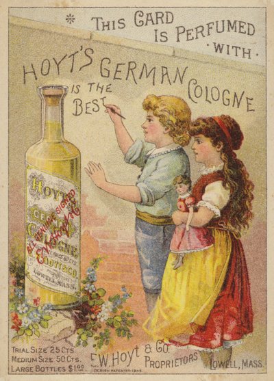 Enfants avec une bouteille de Cologne - American School