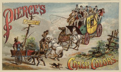 Coche et chevaux - American School