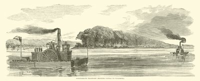 Transport confédéré apportant du bétail à Vicksburg, février 1863 - American School