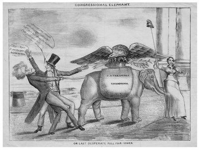 Éléphant du Congrès, ou, Dernier effort désespéré pour le pouvoir - American School
