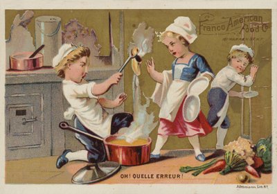Cuisiniers gâchant le dîner dans la cuisine! - American School