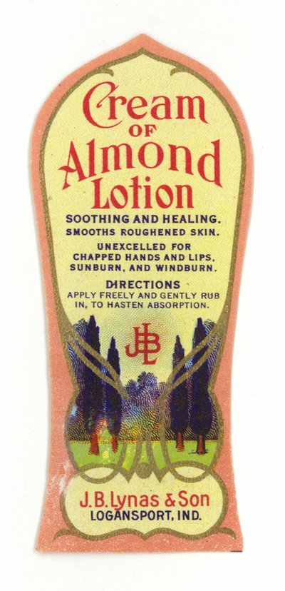 Étiquette Crème de Lotion d