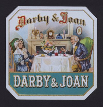 Darby et Joan, étiquette de cigare - American School