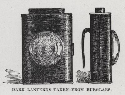 Lanternes noires prises aux cambrioleurs - American School