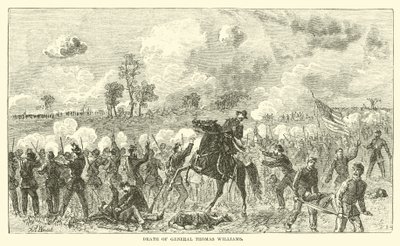 Mort du général Thomas Williams, août 1862 - American School