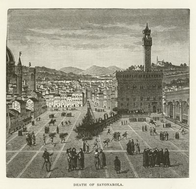 Mort de Savonarole - American School