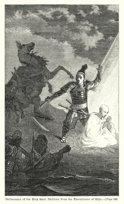Délivrance du saint Nichiren du bourreau de Hojo - American School
