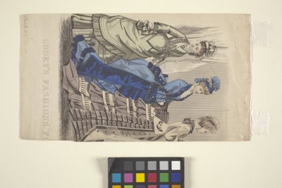 Planche de mode de Godey - American School