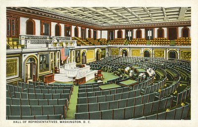 Salle des représentants, Washington DC, USA - American School