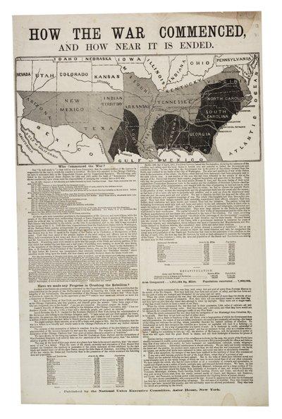 Comment la guerre a commencé, et comment elle est près de se terminer, 1er octobre 1864 - American School
