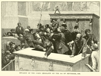 Invasion du Corps législatif le 4 septembre 1870 - American School
