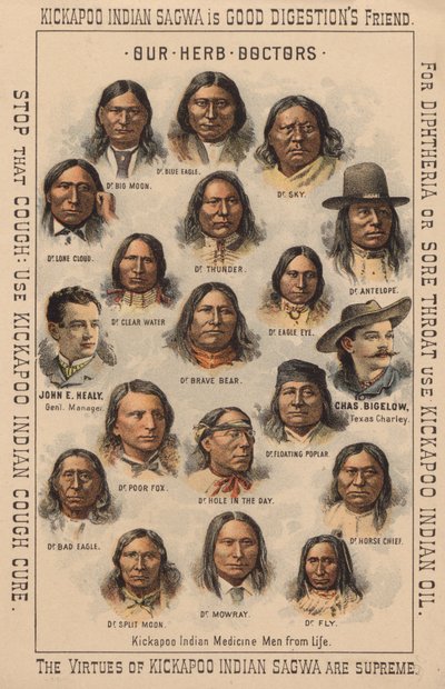 Hommes-médecine Kickapoo - American School